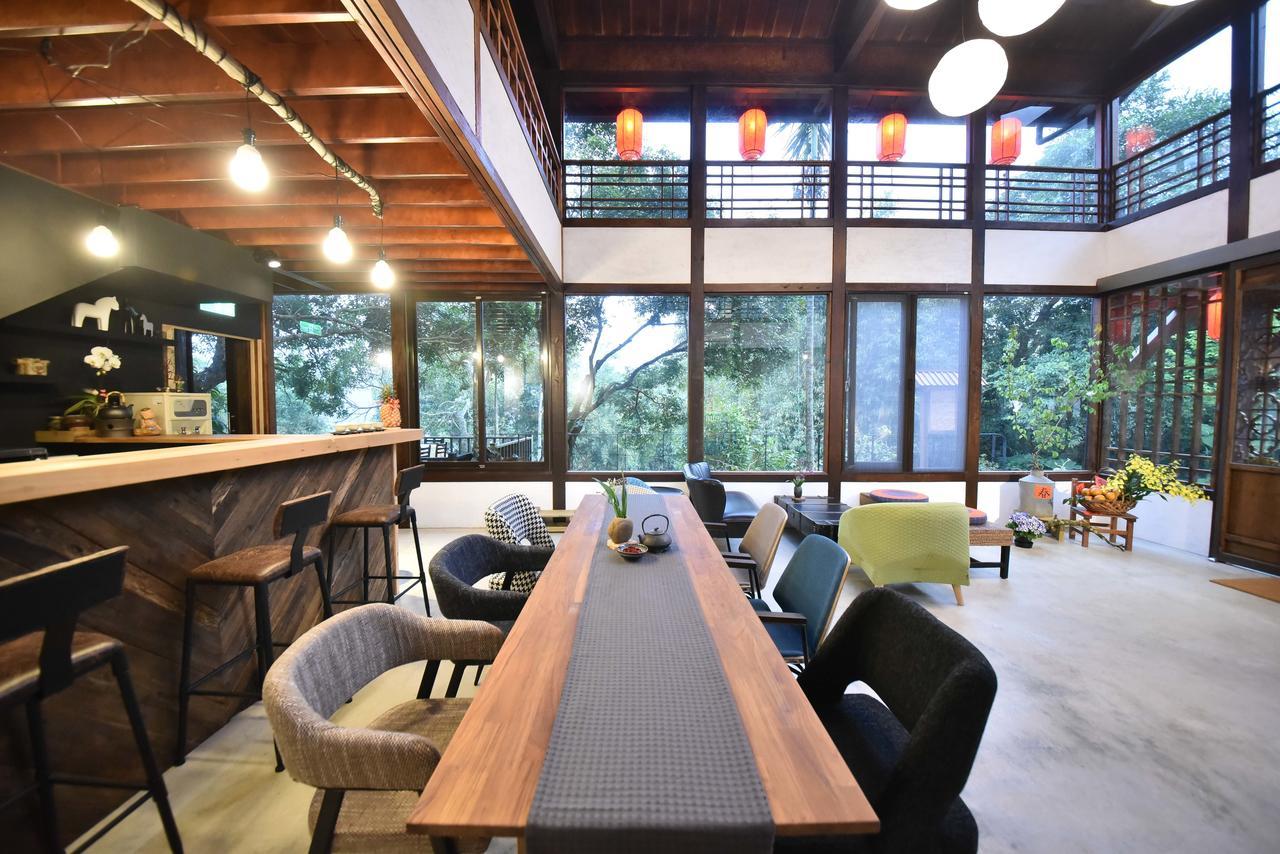 響水客棧 苗栗8-12人包棟 烤肉 特色老屋 Apartment Gongguan Bagian luar foto